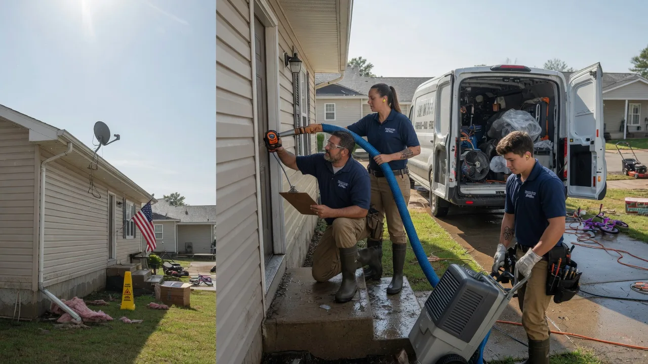 Ceiling Water Damage Restoration in Peru, IA near me
